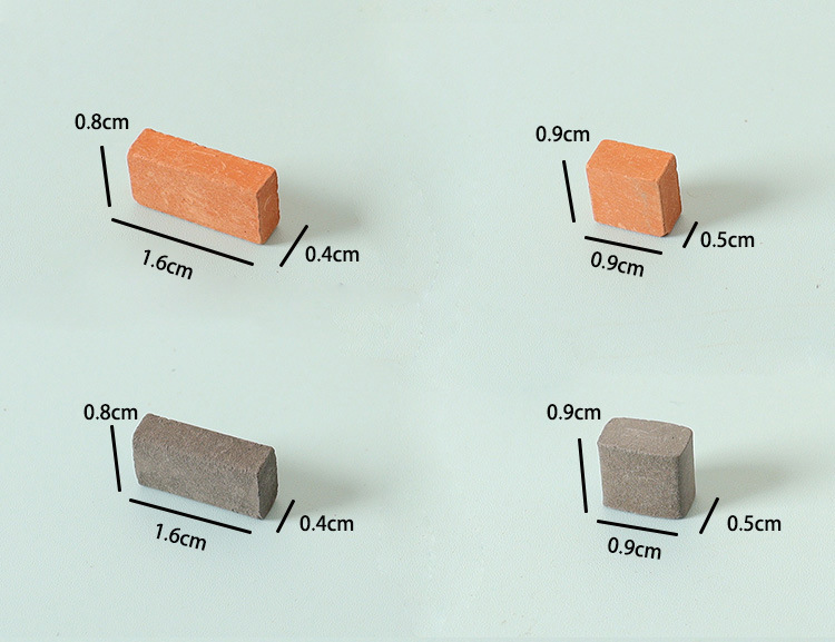 ミニチュア雑貨 レンガ　10個セット