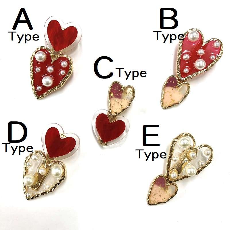 HOLIDAY×para jewelry ハート型フープヘアクリップ HOLIDAY「PALA JEWELRY HEART HOOP HAIRCLIP」 | gou