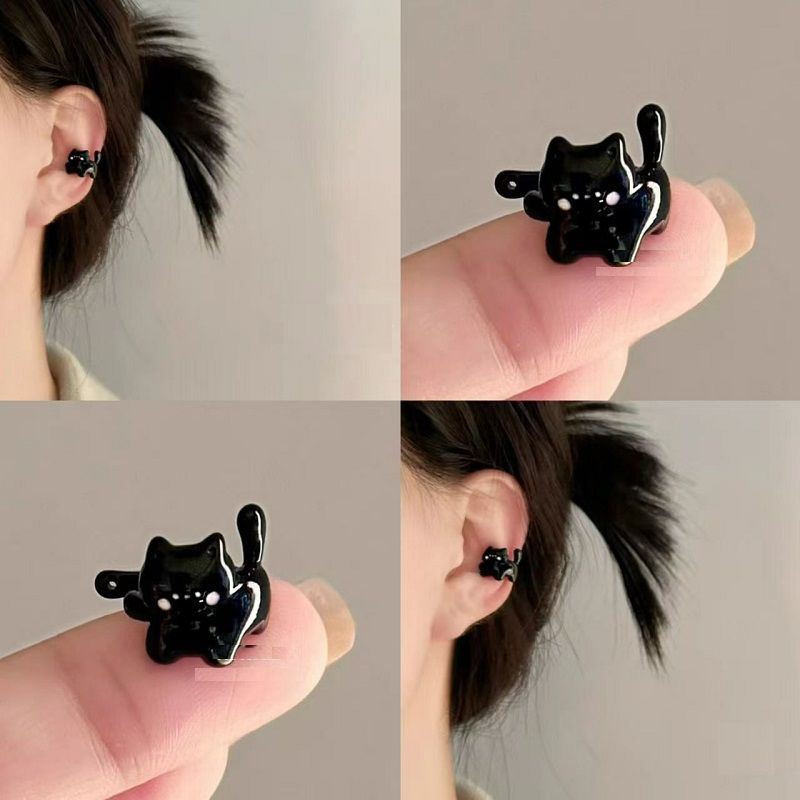 イヤーカフ カラーネコ 猫 ねこ ピアス