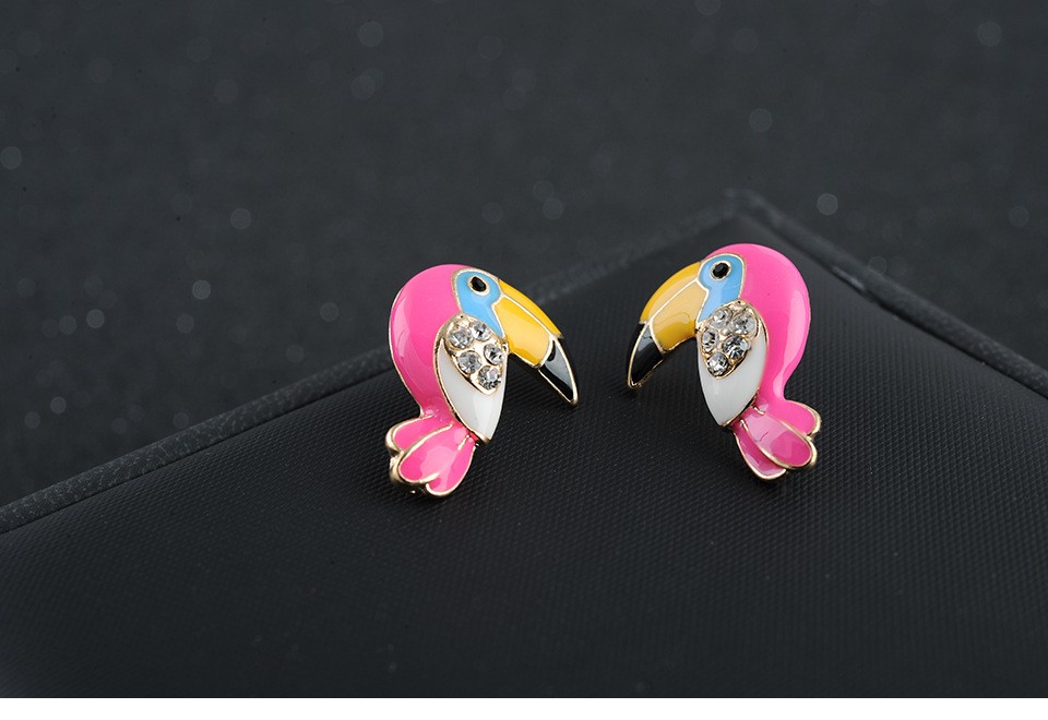 カラフルバード ピアス