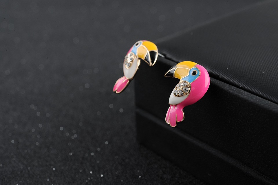 カラフルバード ピアス