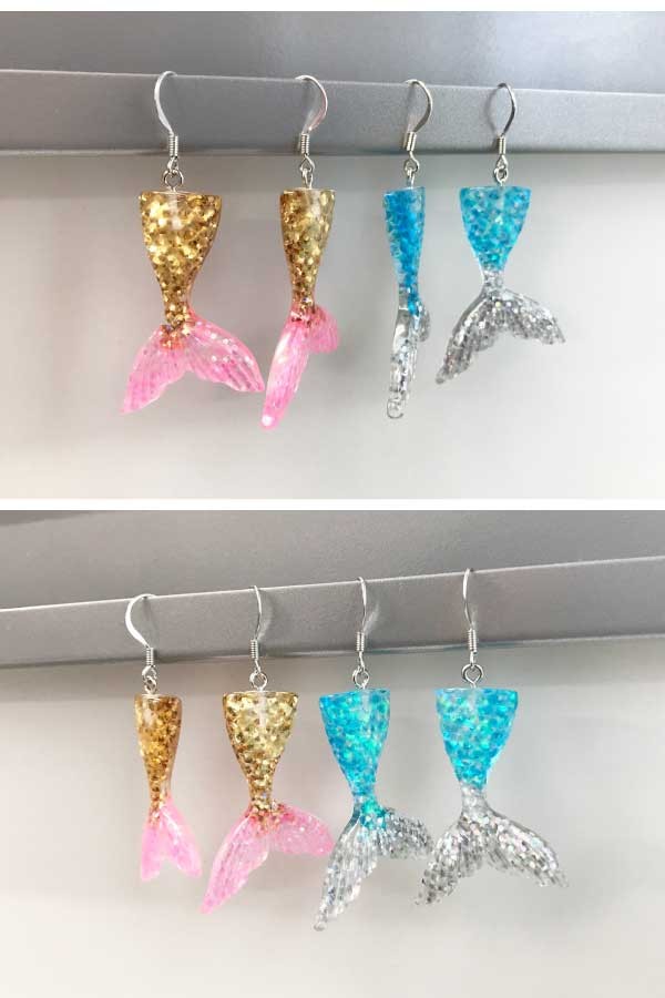 マーメイド (人魚) アートライン ピアス ハワイ BellaAnela #357 マーメイド (人魚) アートライン ピアス ハワイ BellaAnela #357