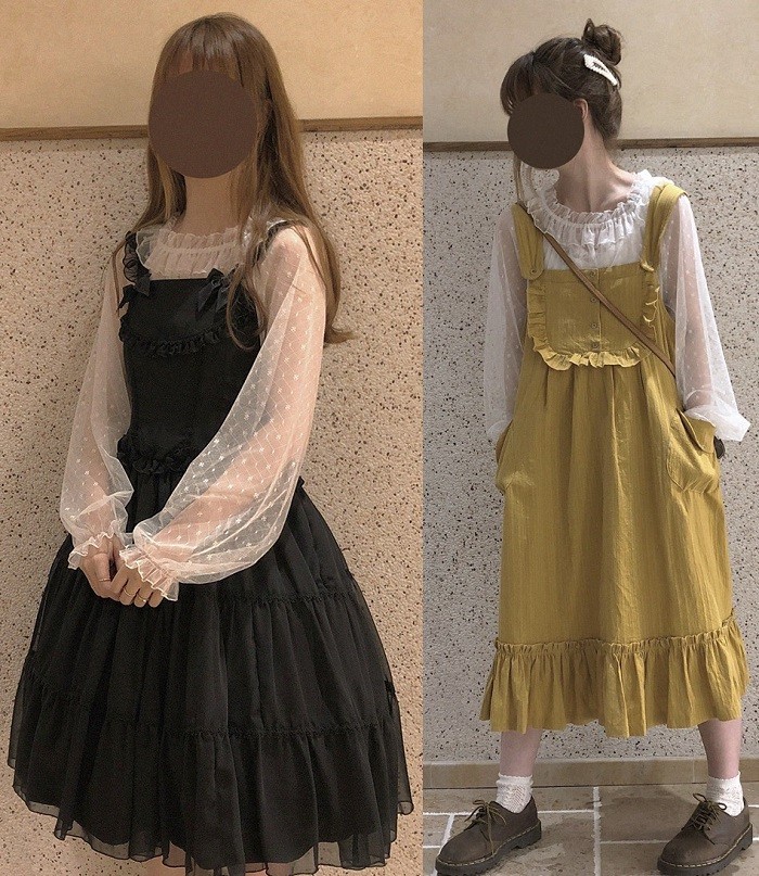 シースルーブラウス