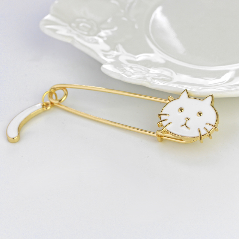  ネコ ブローチピン