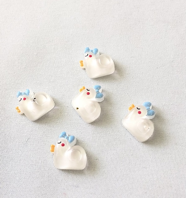 送料無料 ネイルチップ ネイルパーツ 20個セット くま 怪獣 面白