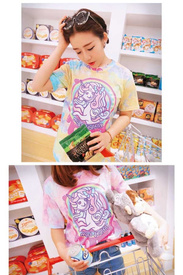 FRUIT OF THE ROOM✕UNICORN BIG Tシャツ ユニコーン - メルカリ
