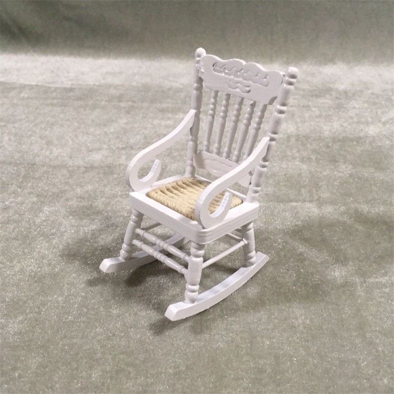 送料無料 ミニチュア 雑貨 ロッキングチェア ドールハウス キット 椅子 