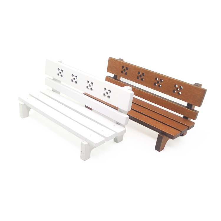 SALE／103%OFF】 ミニチュア ベンチ 木製 椅子 ミニガーデン ドール ブライス