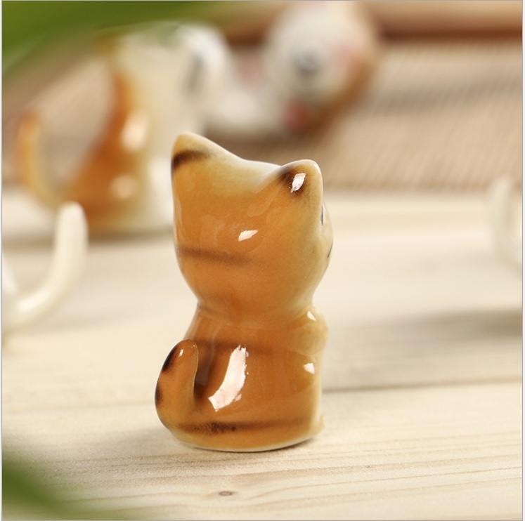 送料無料 猫の箸置き 7個セット ねこ はしおき 可愛い キッチングッズ