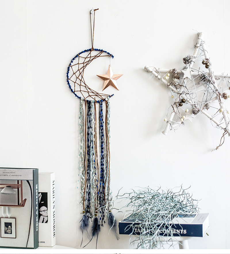 送料無料 インテリア メタル スター ドリームキャッチャー アメリカ