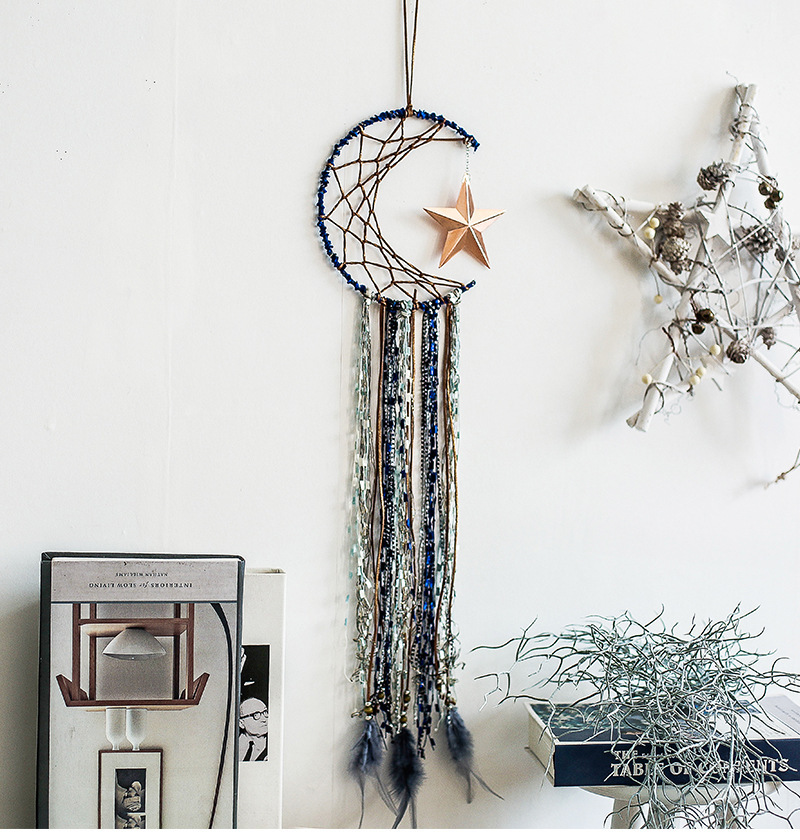 送料無料 インテリア メタル スター ドリームキャッチャー アメリカ