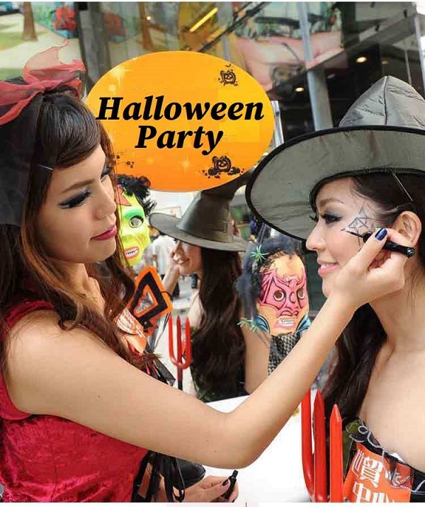 ハロウィン 仮装用メイクパレット　6カラー