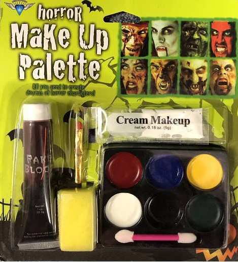ハロウィン 仮装用メイクパレット　6カラー