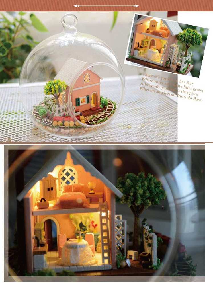 ドールハウス キット マジックガーデン パンドラ ピンク 魔法のお家