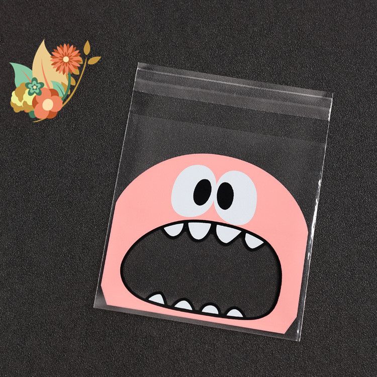  怪獣柄　OPPラッピング袋