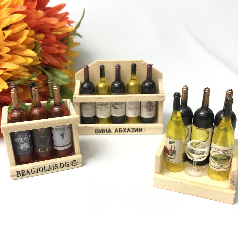 送料無料 ワインセット マグネット ミニチュア ワイン 酒