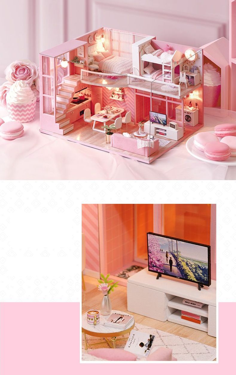 木製 ドールハウス キット ドリームエンジェル パーティー 手作り