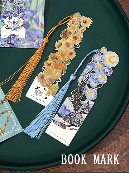 ゴッホ メタル ブックマーク 