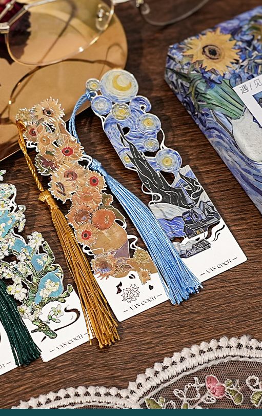 ゴッホ メタル ブックマーク 