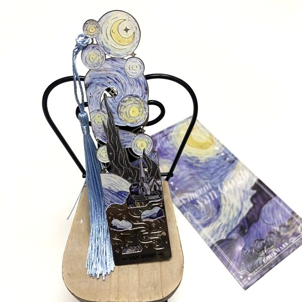ゴッホ メタル ブックマーク 