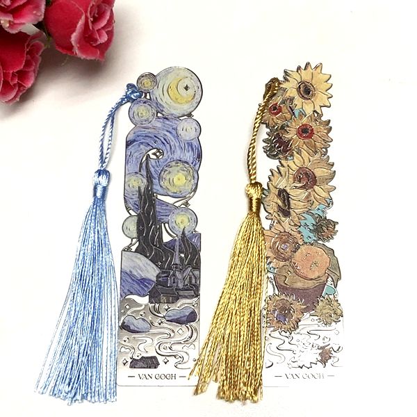 ゴッホ メタル ブックマーク 