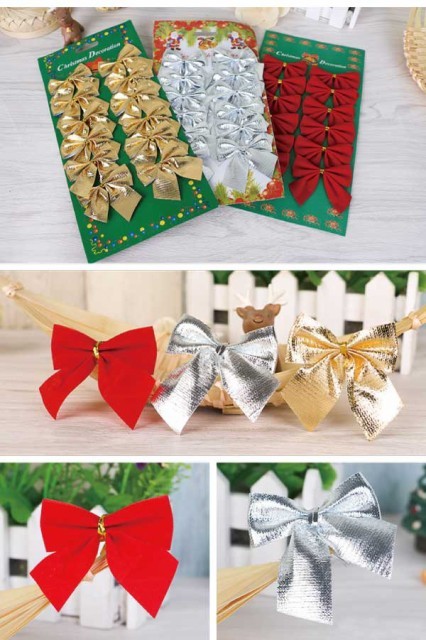 送料無料 リボン クリスマス 飾り ゴールド ラッピング ラッピング