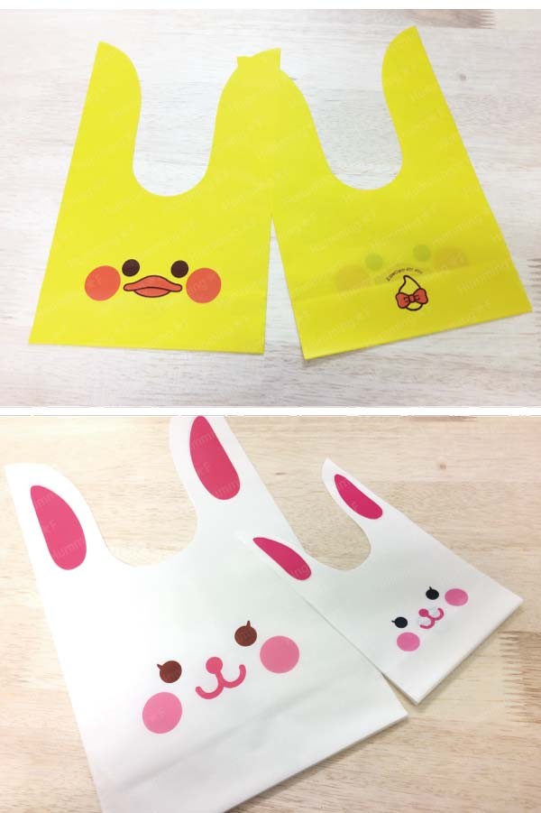 送料無料 立体うさ耳がかわいいギフトバッグ ラッピング
