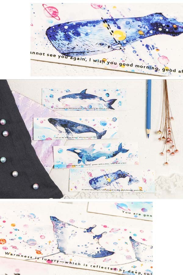 海洋生物海メッセージカード