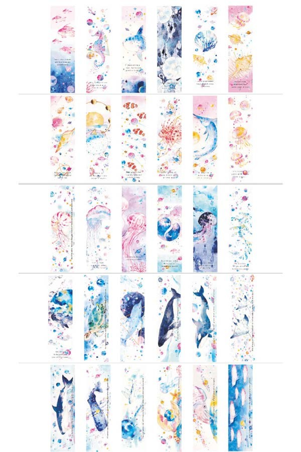 海洋生物海メッセージカード