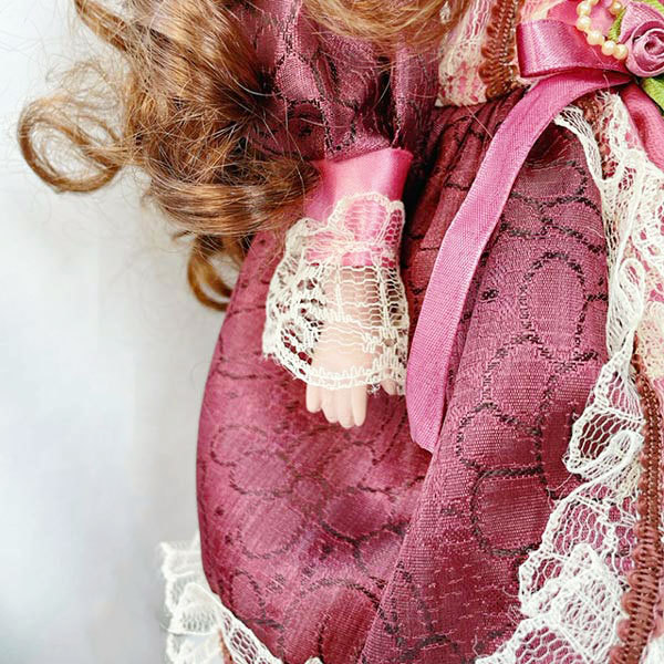 ドール　人形　アンティーク風 ドール ビスクドール リプロダクション 人形 フランス人形