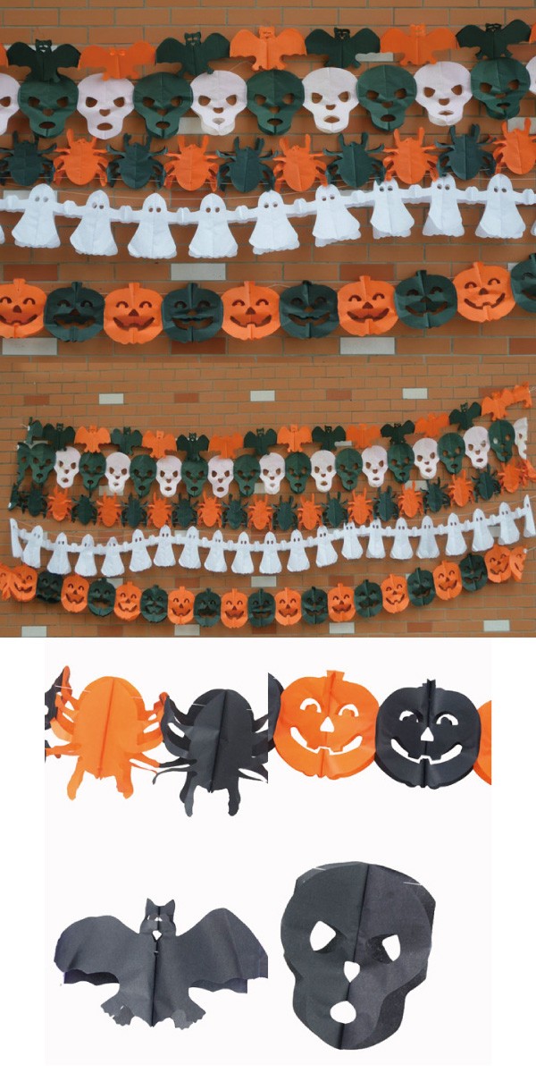 【まとめ買いがお得♪】【5types】 ハロウィン ガーランド