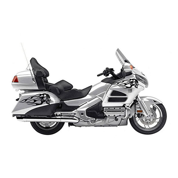 Honda バイクタンク Hazefactory 赤黒 スカルデザイン モンキー