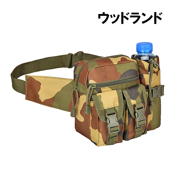 GALEY ガルフィー 迷彩 カモフラ ボディバッグ ウエストポーチ ブラウン GALEY ガルフィー 迷彩 カモフラ ボディバッグ ウエストポーチ