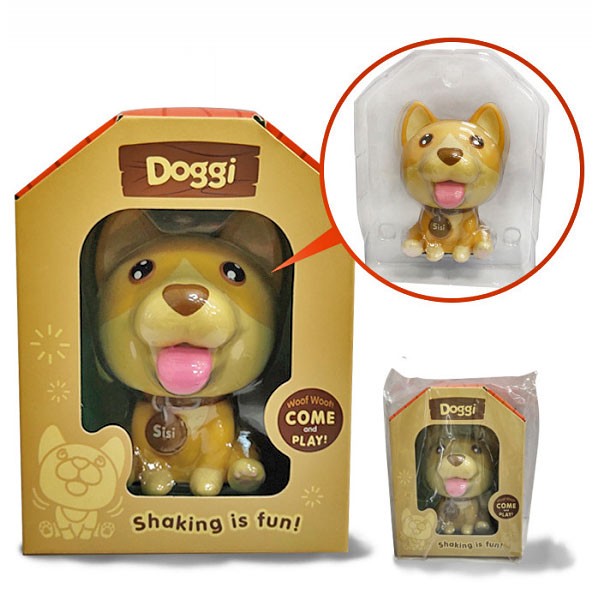 Amazon | お茶犬 リョク サクラ ボビンヘッド 首振り人形