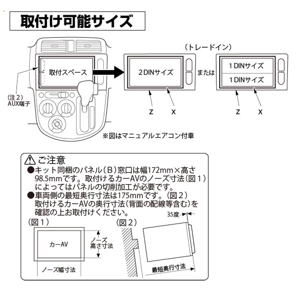 NKK-S84D | 取付キット適合検索