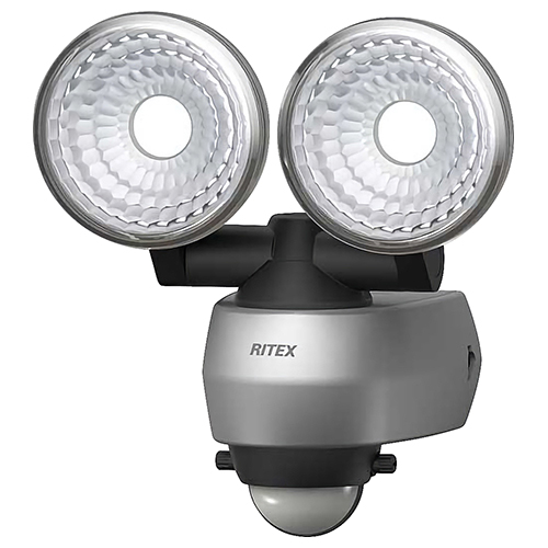 RITEX センサーライト 屋外 led 人感 広範囲タイプ コンセント 防雨型
