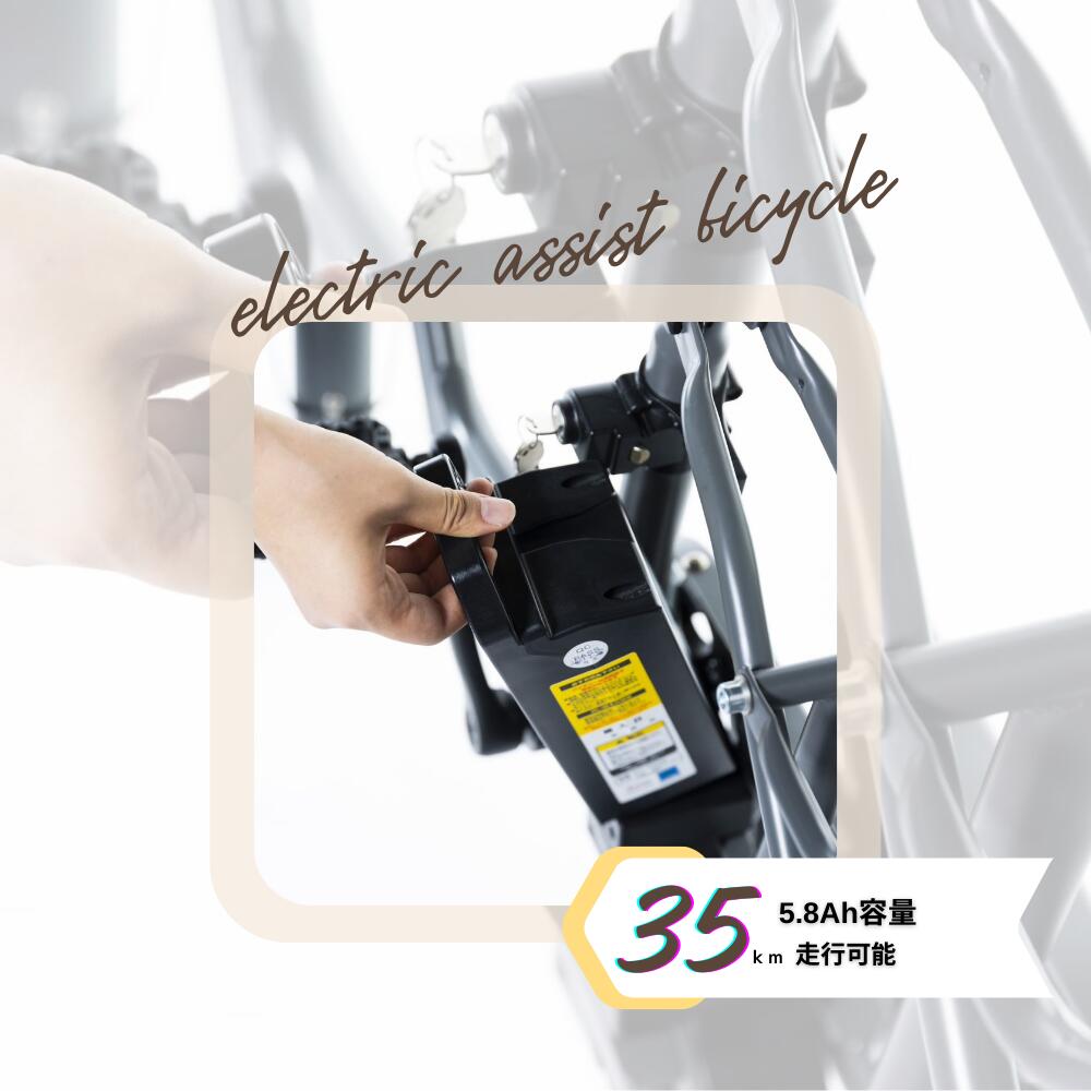 SUISUI 電動自転車 電動 自転車 20インチ 5年保証 ギア3段階 変速 2人