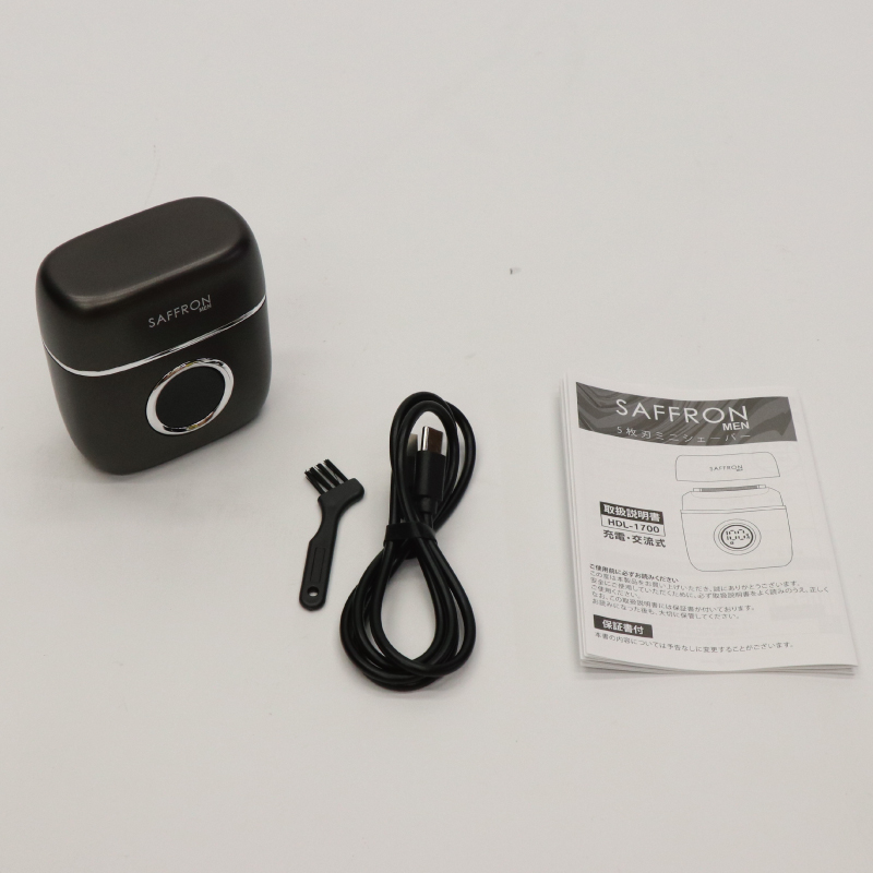ヒロ・コーポレーション 髭剃り コンパクト usb 充電 5枚刃 メンズ