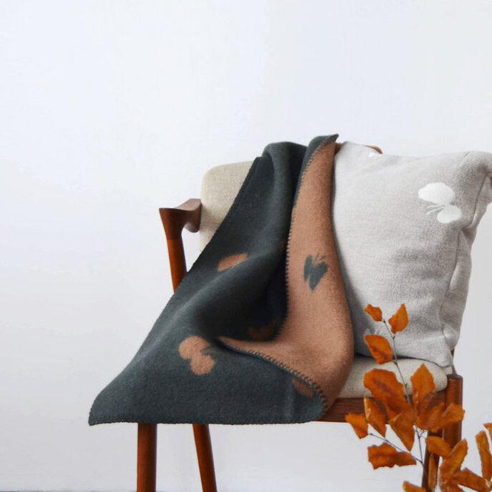 Klippan クリッパン ブランケット 毛布 ミナペルホネン ブラウン