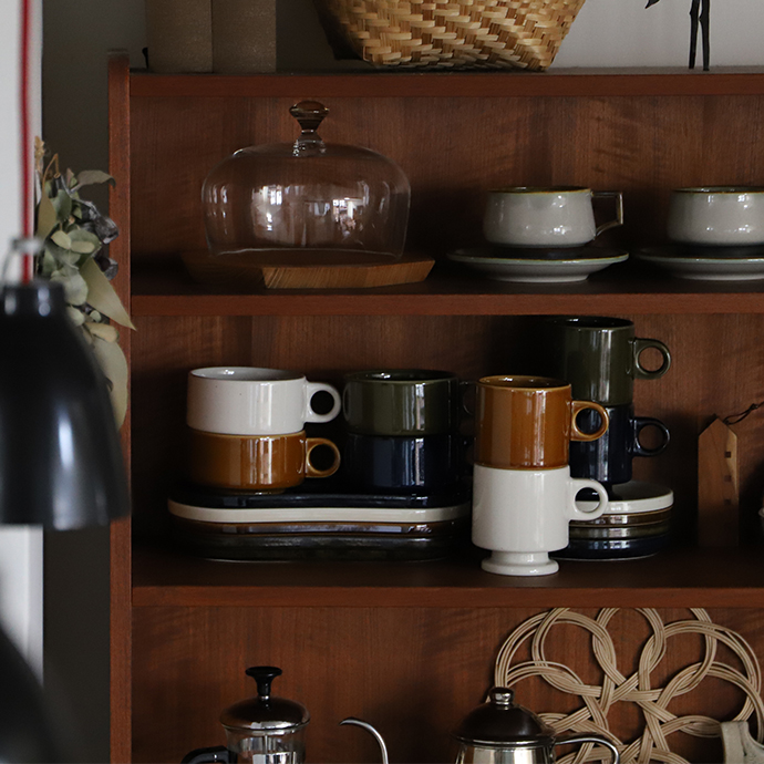 スープマグ マグカップ スープカップ カップ 磁器 食器 スミス smith レトロ 喫茶店 昭和 スタッキング 茶 ブラウン 白 ホワイト グリーン 緑 青 ネイビー ギフト 男女兼用 おしゃれ 日本製