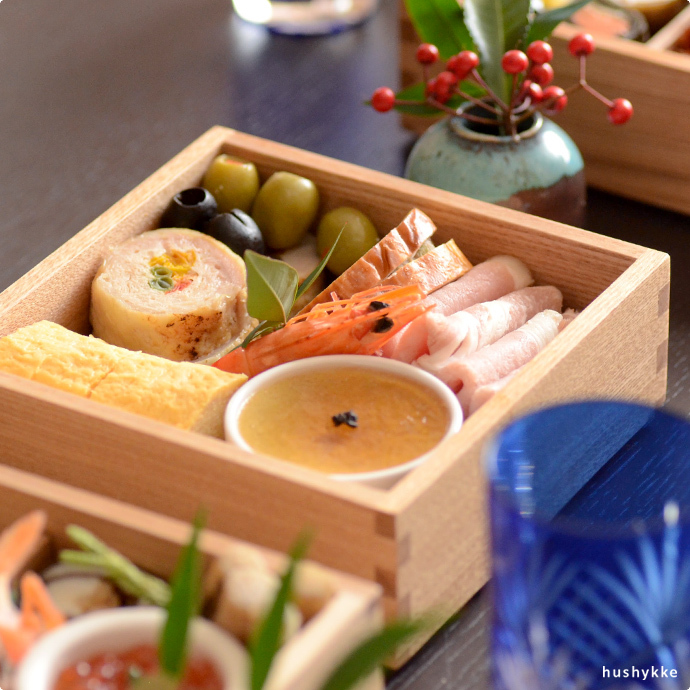 松屋漆器店 白木塗 タモ 5寸 三段重箱 15×15 弁当箱 3段 おせち
