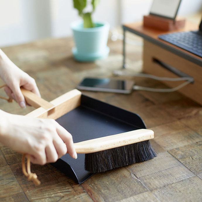ほうき ちりとり セット 馬毛 マルチブラシ 掃除道具 テーブルブラシ