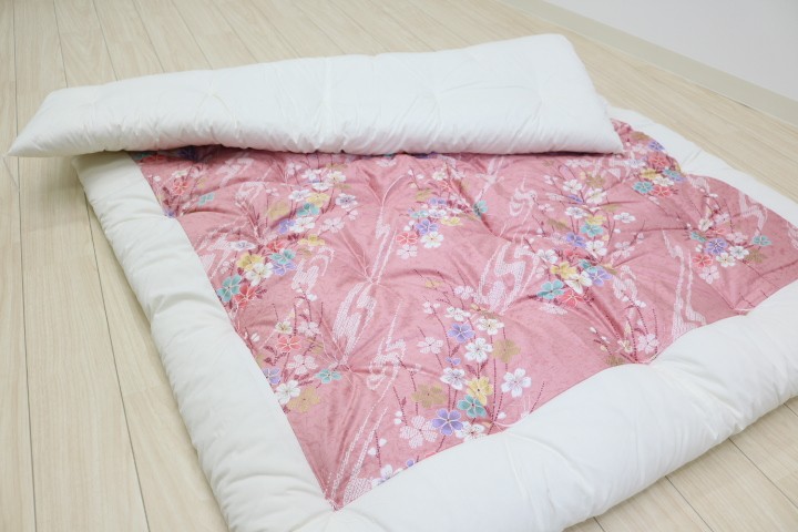 掛け布団 和式 掛布団 手作り 綿混わた入 シングル 和ふとん 150×200cm