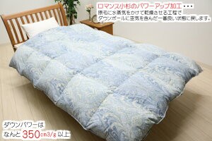 羽毛布団 超増量タイプ1.4kg入 ロマンス小杉 フランス産ダウン85