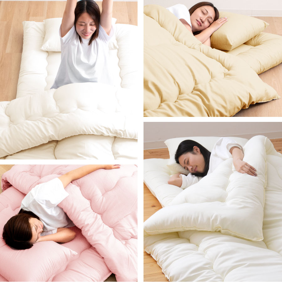 日本製 職人の綿わた 掛け布団 シングル ロング国産 綿わた布団 綿混