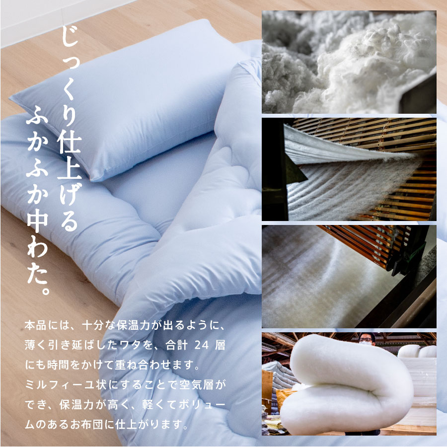 日本製 防ダニ 抗菌防臭 敷布団 セミダブル ロング (固綿入)日本製 敷き布団 ふとん セミダブル 防ダニ 抗菌防臭 体圧分散 固綿入 |  | 07