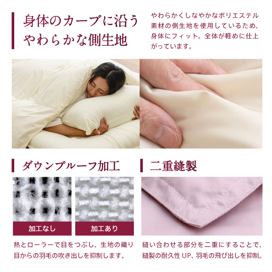 未使用 日本製 羽毛掛けふとん シングルロング 西川（nishikawa） 羽毛布団 シングル ロング 掛けふとん 昭和西川直営