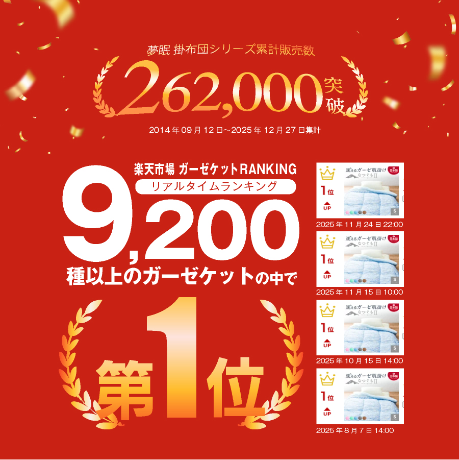 さっぱりふっくら／ 洗える ガーゼ 肌掛け布団 シングル 日本製