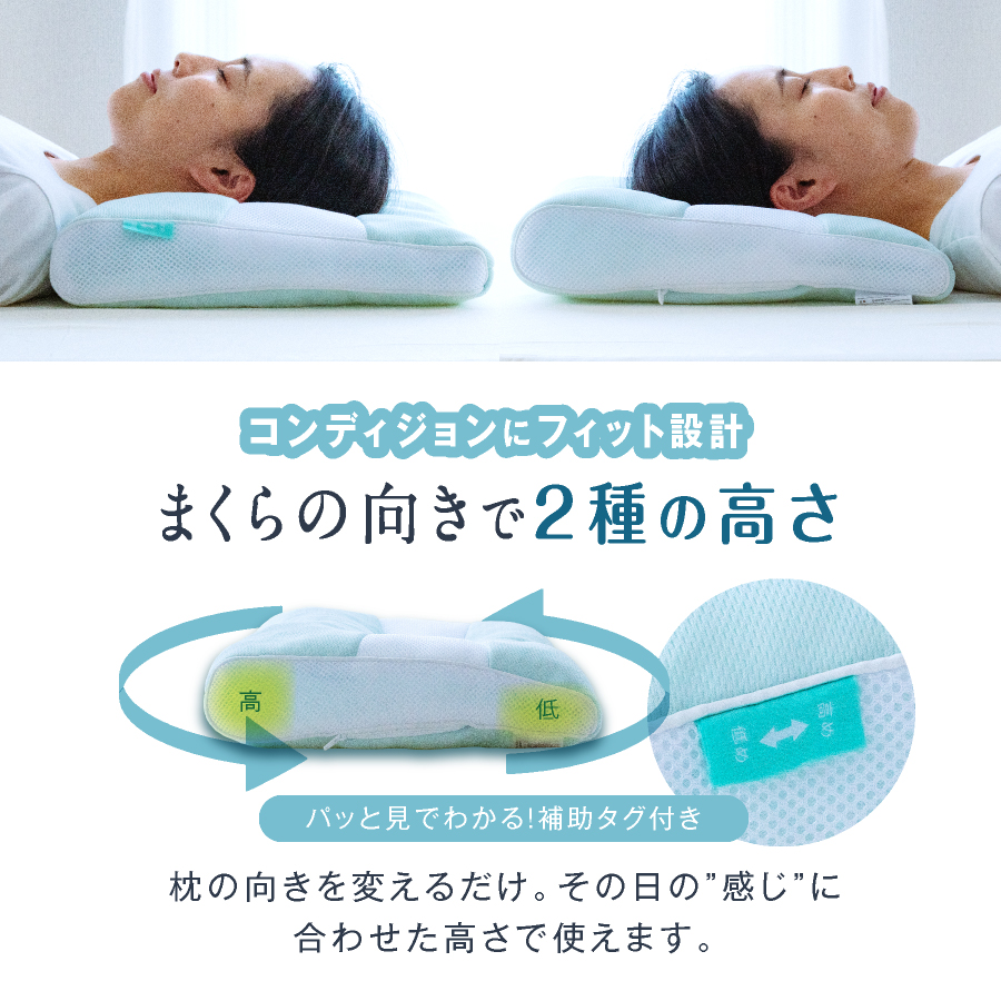 西川（nishikawa） 健康まくら ソフトパイプ 枕 洗える 頸椎安定睡眠