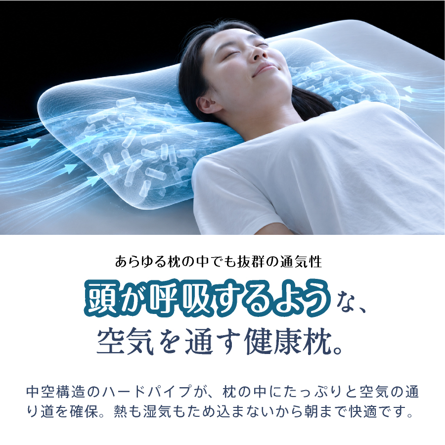 西川（nishikawa） 健康まくら ソフトパイプ 枕 洗える 頸椎安定睡眠